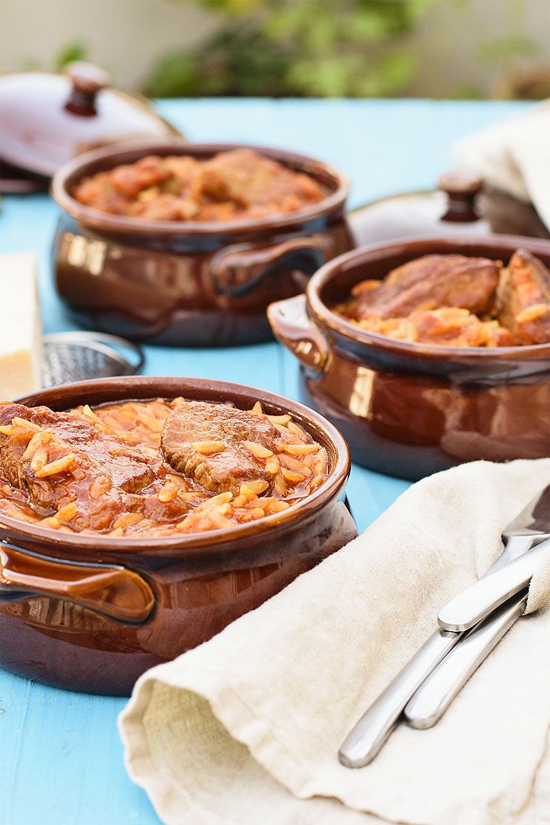 Orzo With Meat Casserole