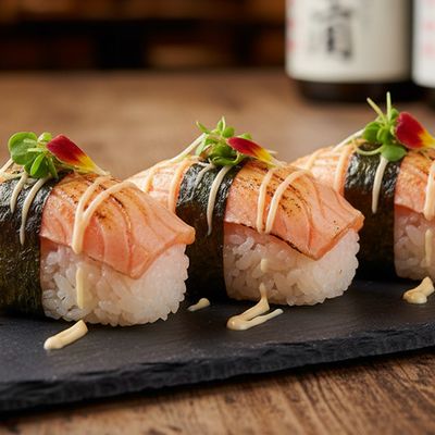 Oshi Salmon - 3 Pieces