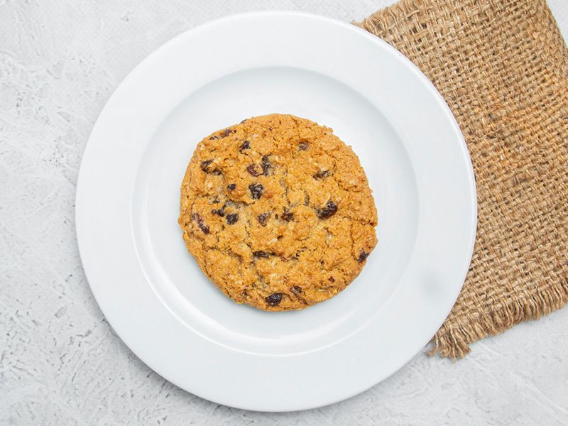 Oats With Lemon And Raisins Cookies