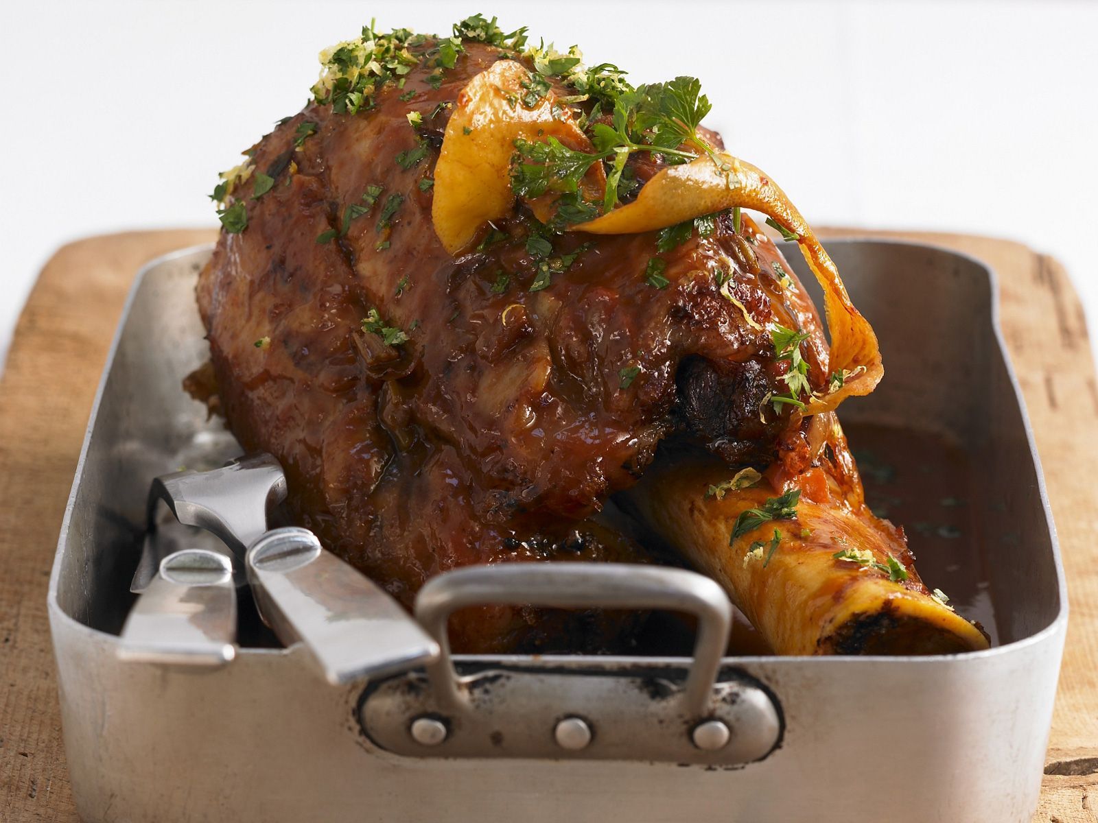 Oven Baked Grilled Veal Shank