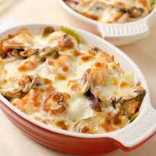 Oven Baked Seafood Pasta