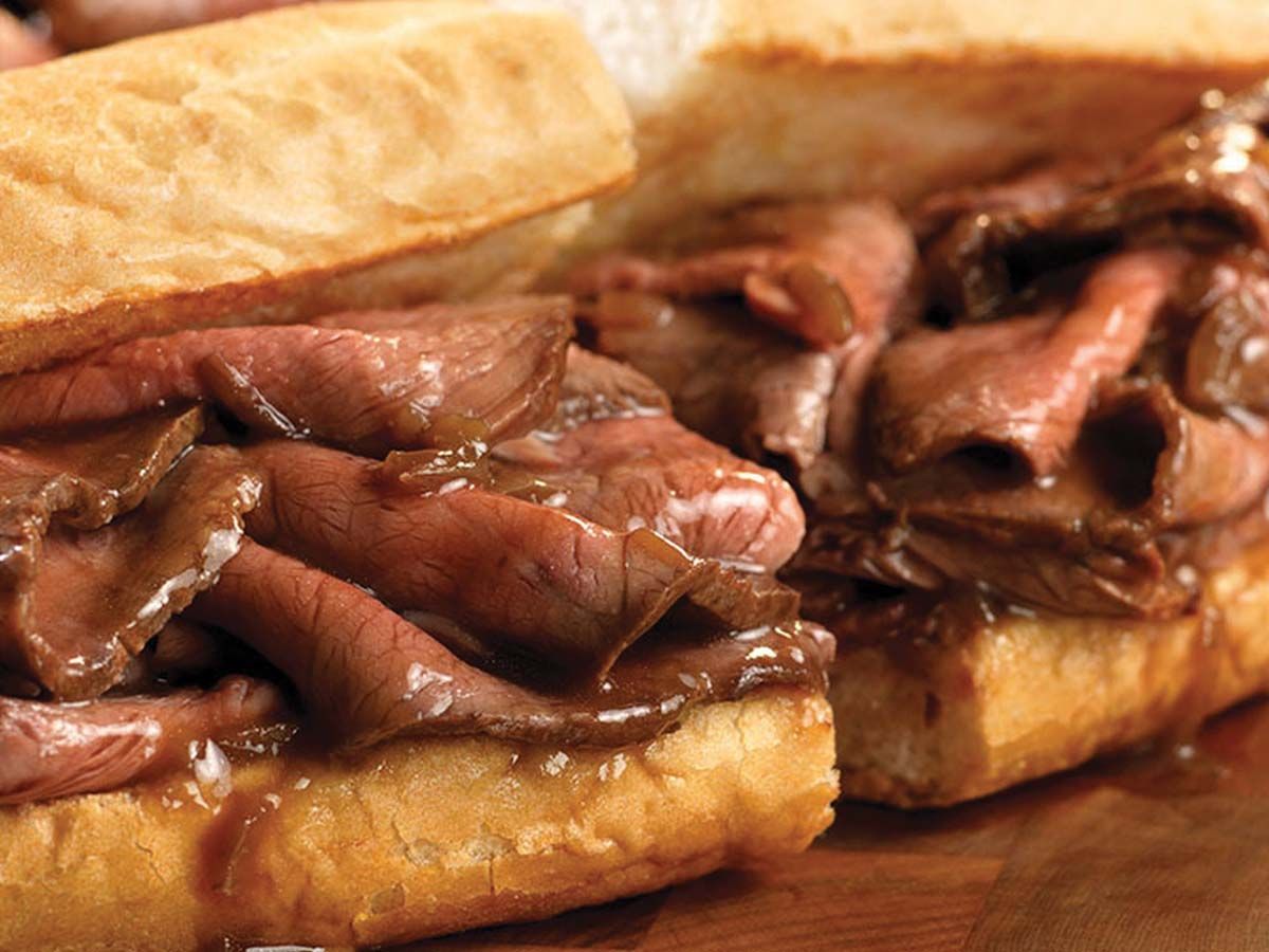 Oven Roumi meat sandwich