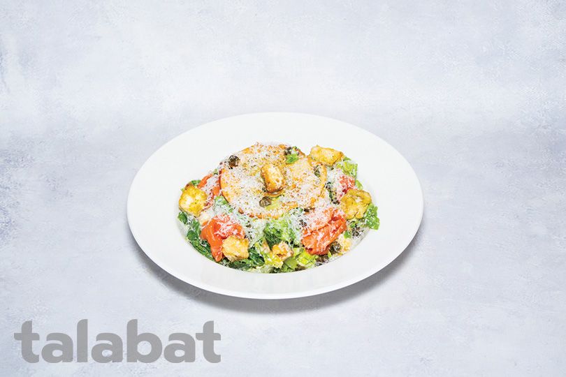 Smoked Salmon Caesar Salad