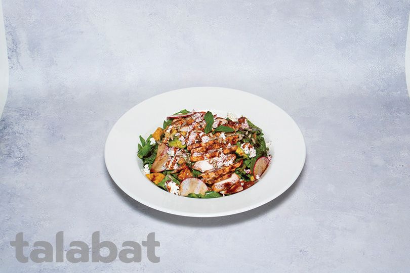 Buddha Bowl With Chicken Harissa Salad