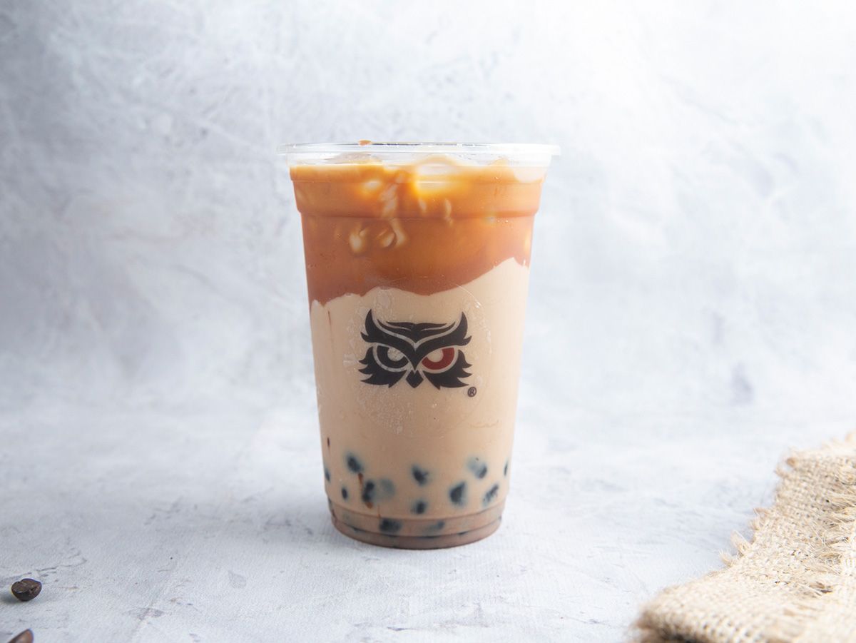 Salted Caramel Frappe Boba