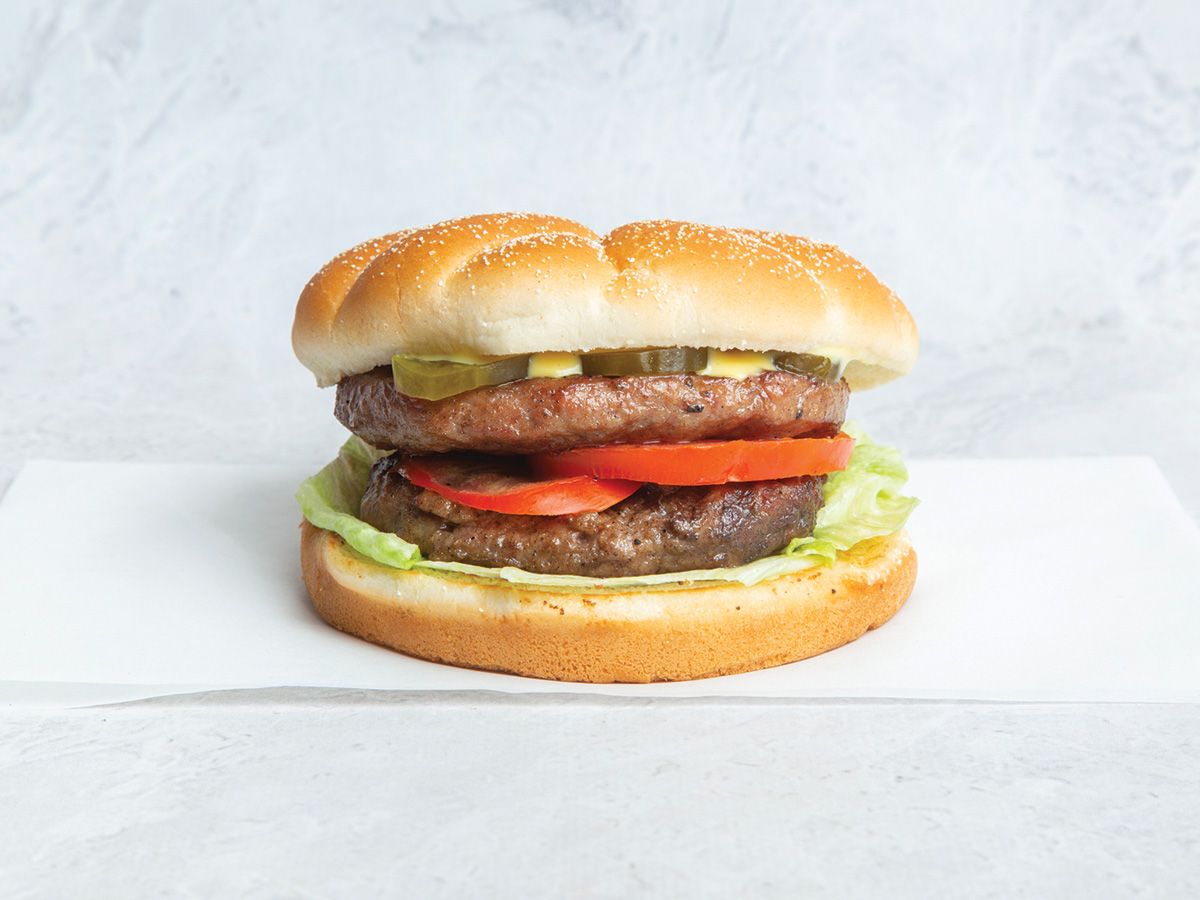 Cowboy beef burger