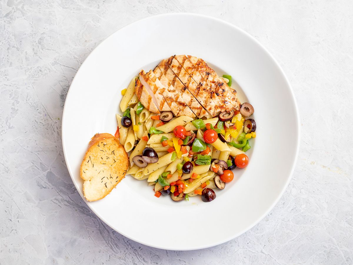 Chicken Olio Pasta