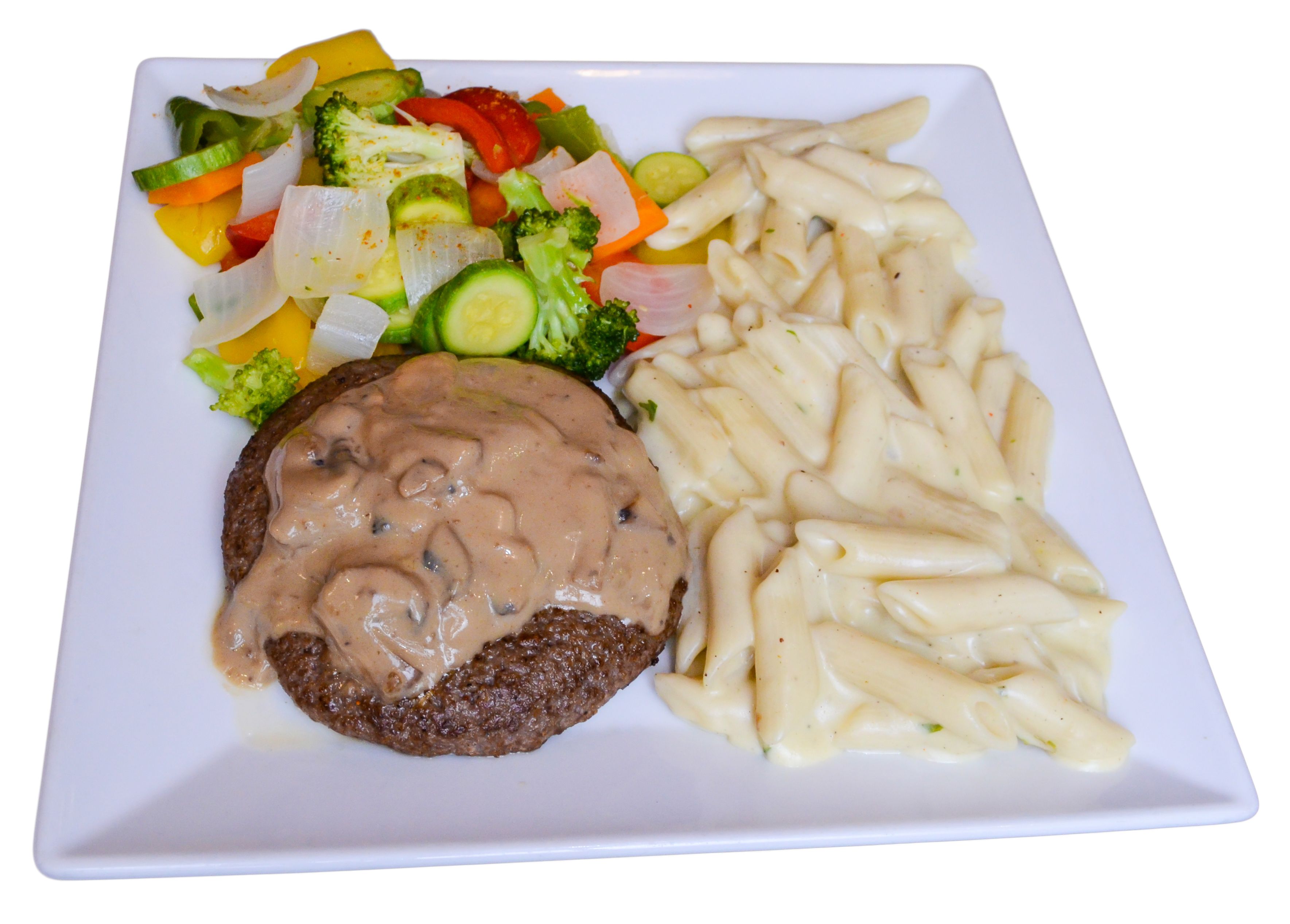 Piccata Burger Dish