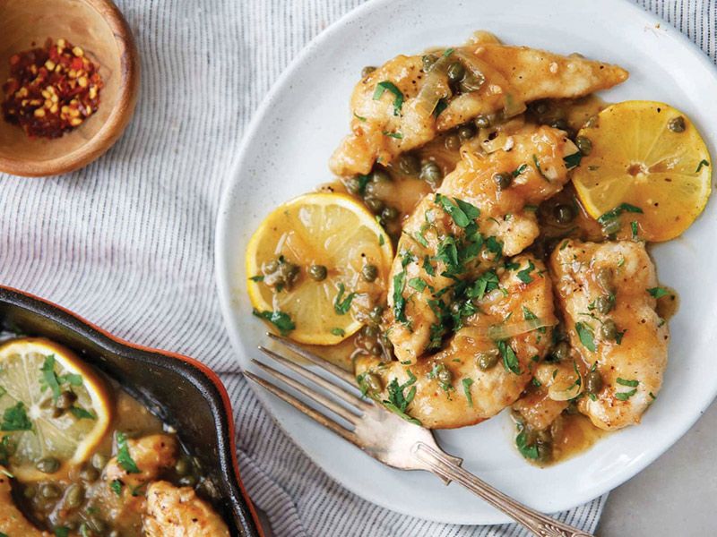 Curry Chicken Piccata