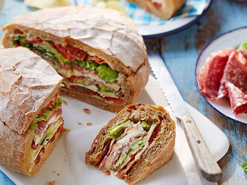 Picnic Salami Sandwich
