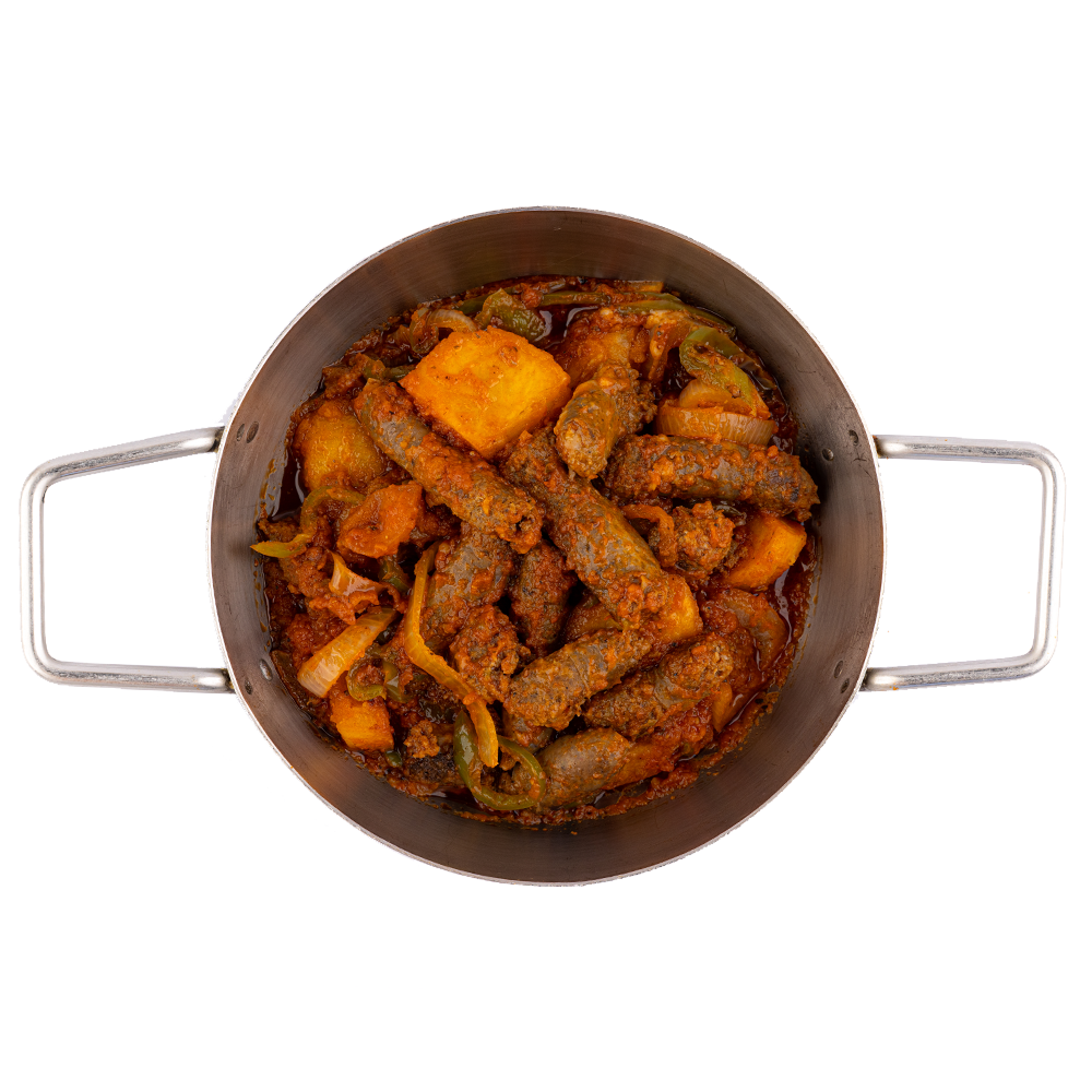 Plain Sausage With Potatoes