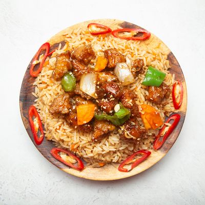 Spicy Rice With Chicken Box