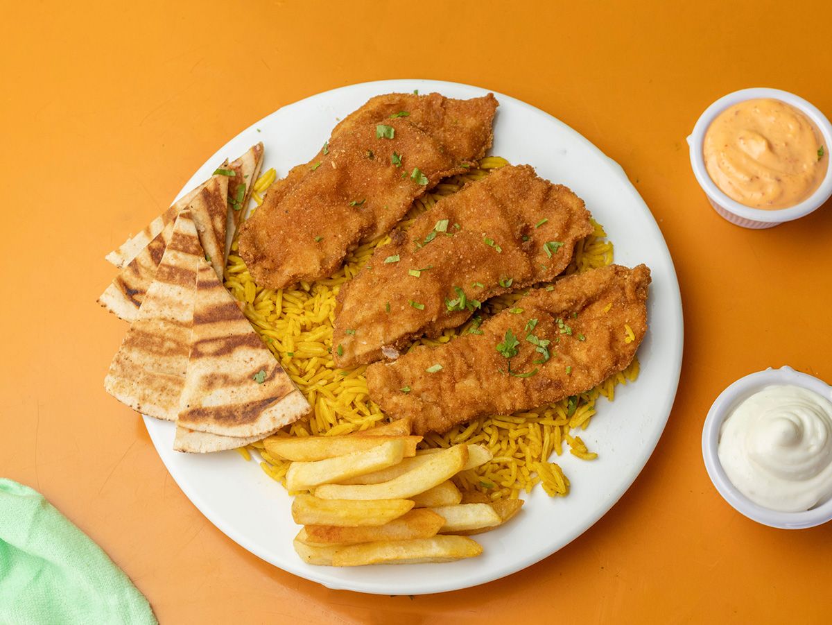Pane Chicken Plate