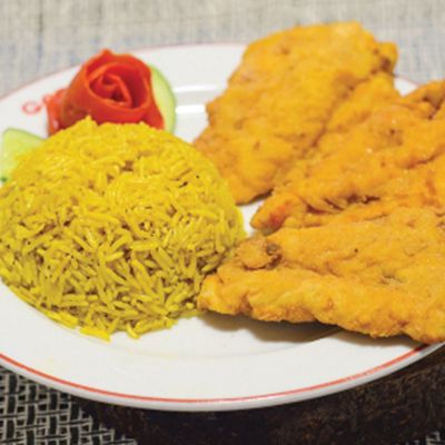 Pane chicken meal