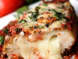 Parmesan Stuffed Chicken Roll