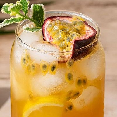 شاي مثلج بالباشن فروت