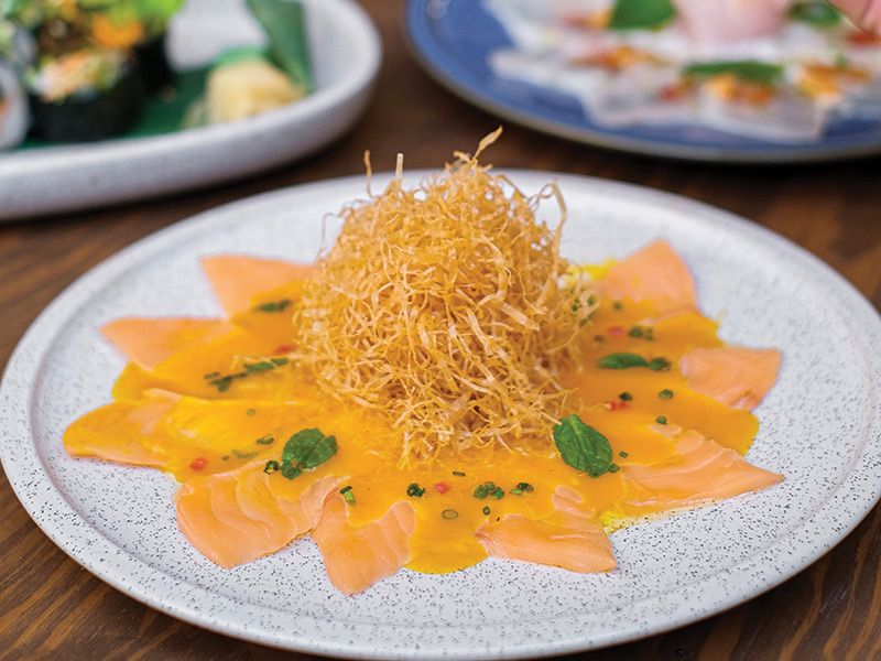 Passion Salmon Sashimi