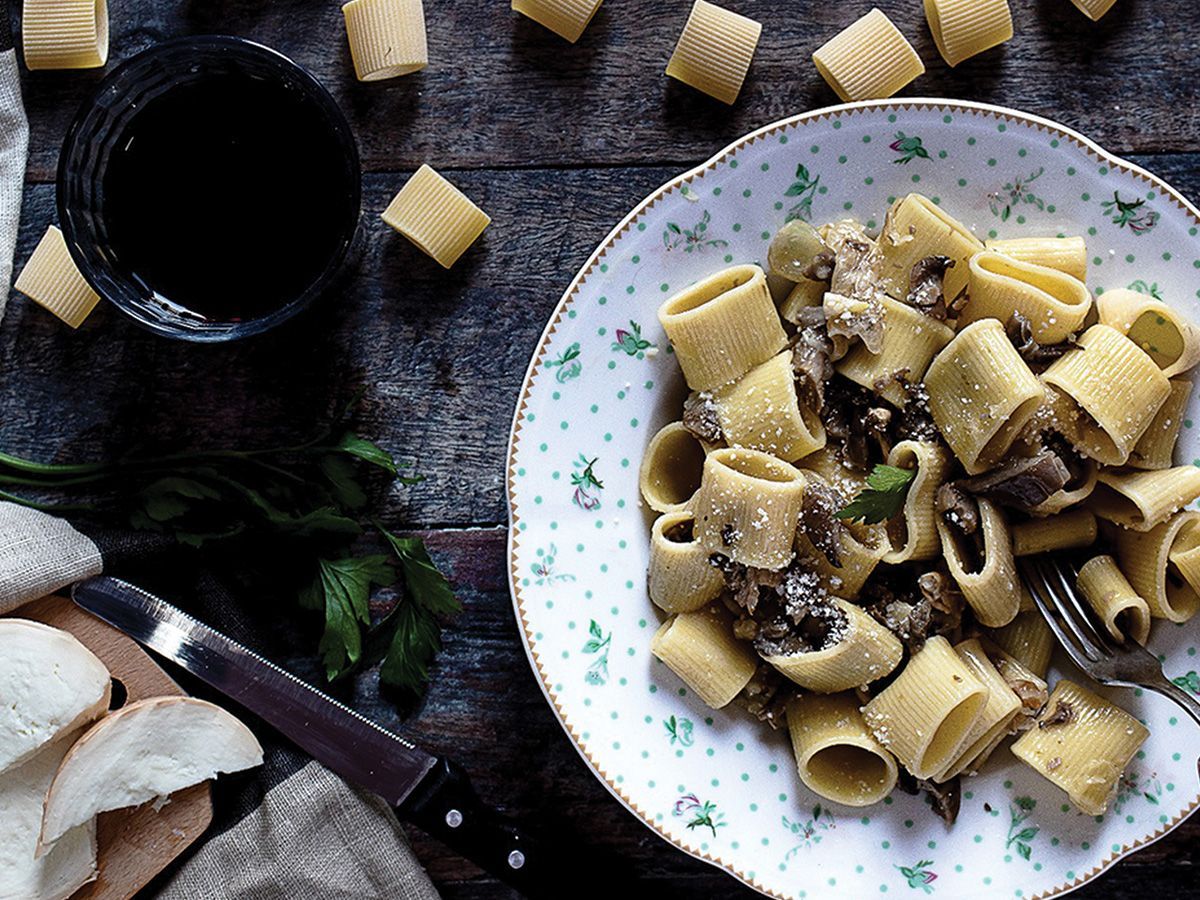 Pasta Confunghiie formaggio Affumicato