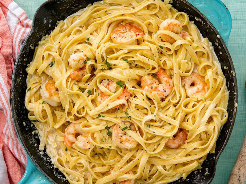 Shrimp Fettuccine Alfredo