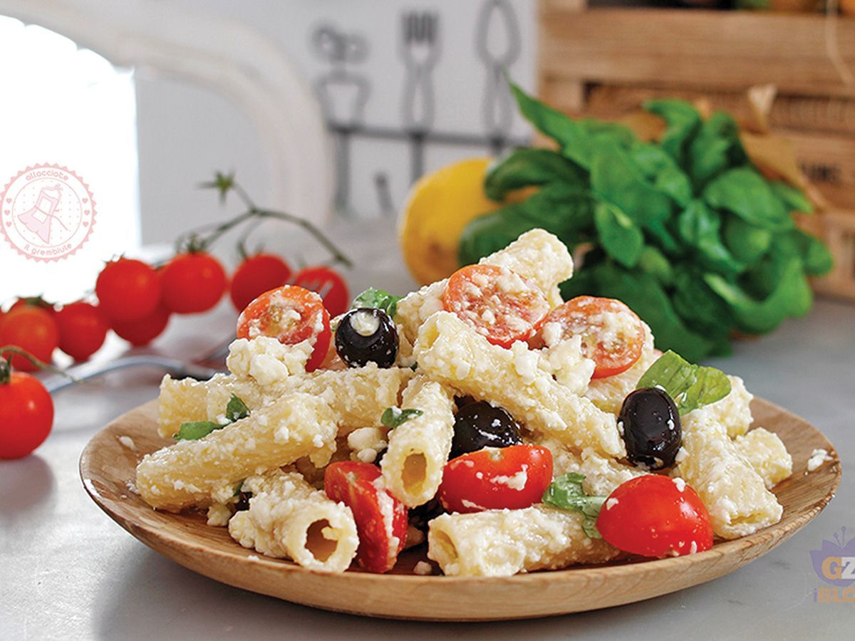 Pasta feta pomodorini E Basilico