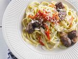 Pasta with liver