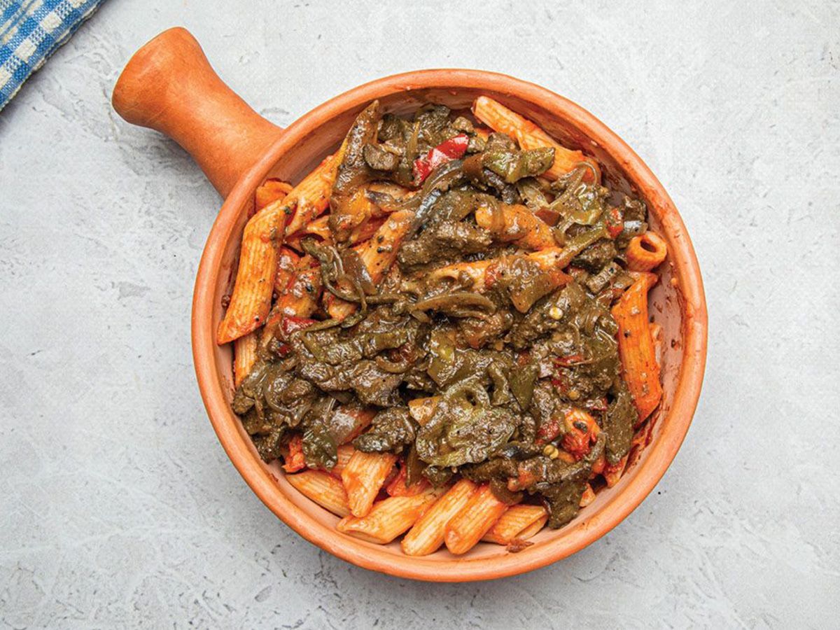 Pasta with liver