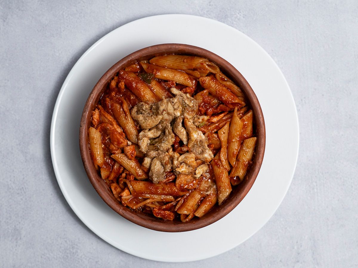Baladi Shawarma Casserole With Red Sauce