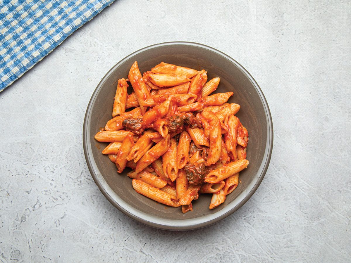 soguk or soduk casserole with red sauce