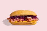 Pastrami With Eggs And Cheese Sandwich