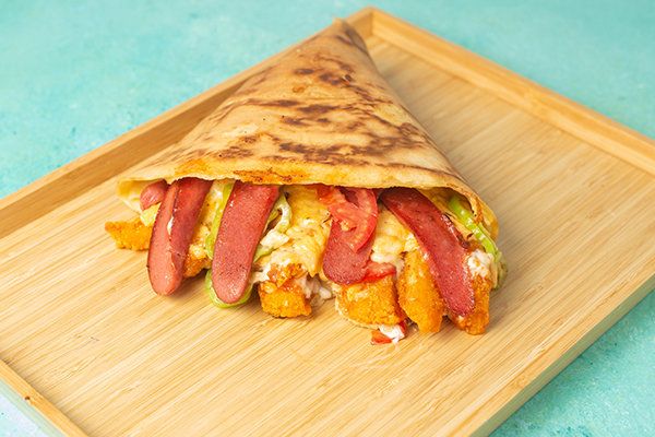Sausage crepe