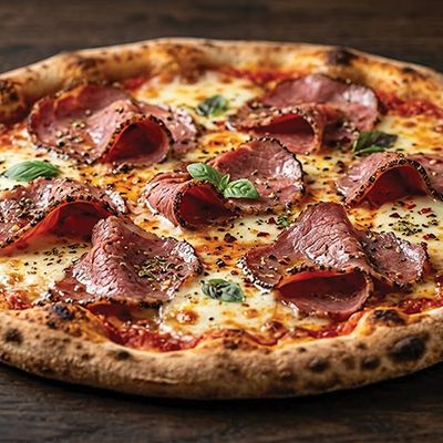 Italian Pastrami Pizza