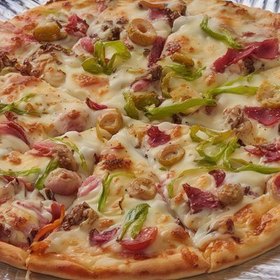 Oriental Pastrami Pizza