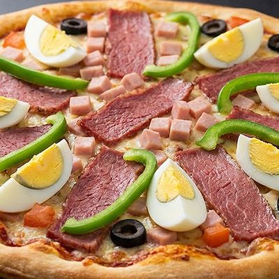 Pastrami Pizza (Oriental Pizza)