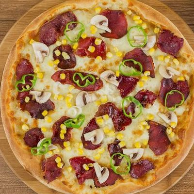 Italian Pastrami Pizza