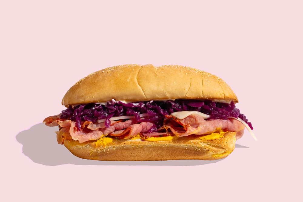 Pastrami Egg Sandwich