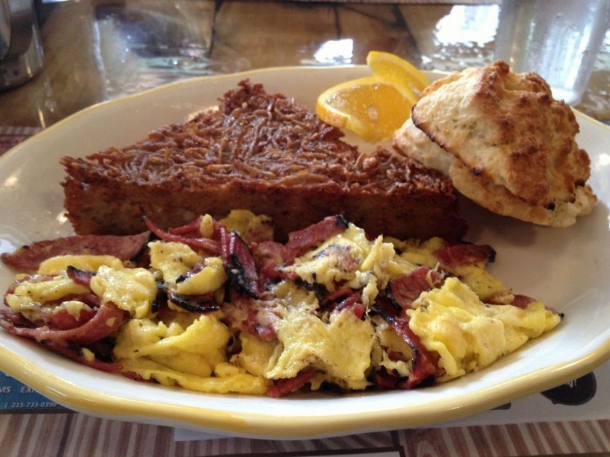 Pastrami eggs