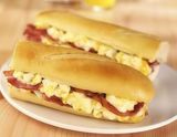 Pastrami eggs sandwich