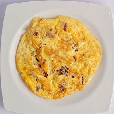 Pastrami Omelette Sandwich
