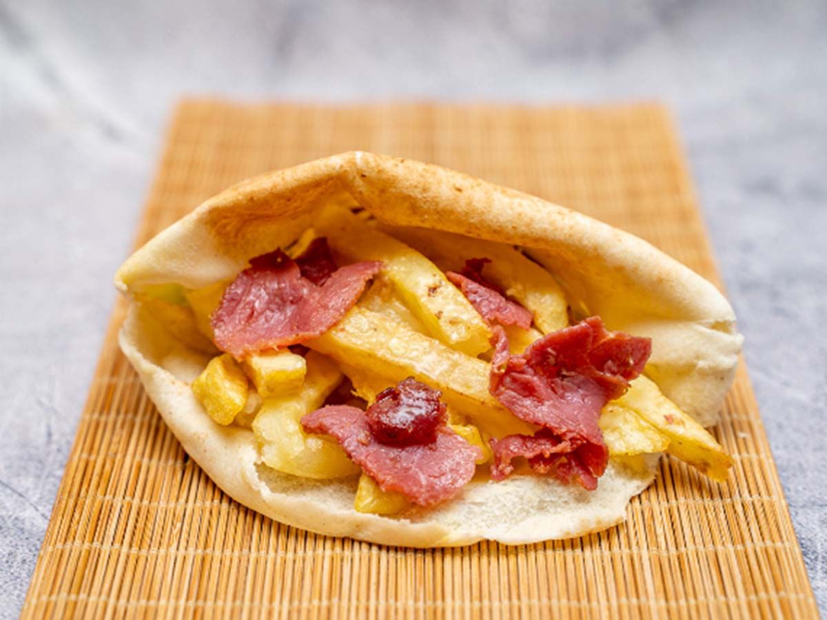 Pastrami potatoes