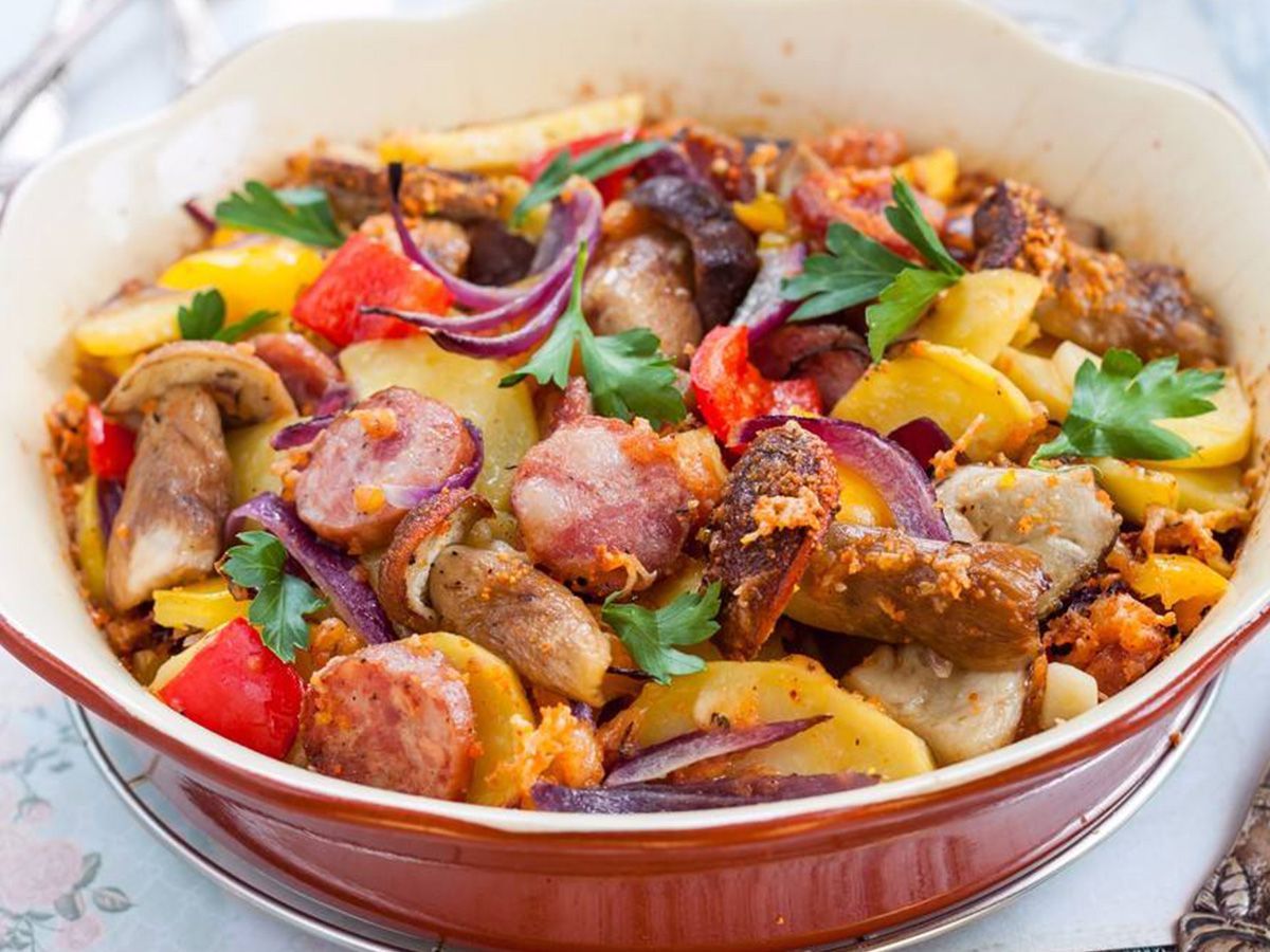 Pastrami Sausage Casserole