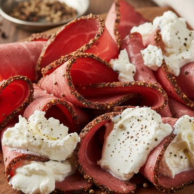 Pastrami With Niston Or Kiri Cheese French