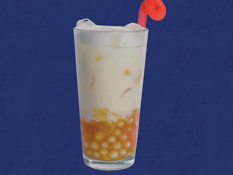 Peach Bubble Tea