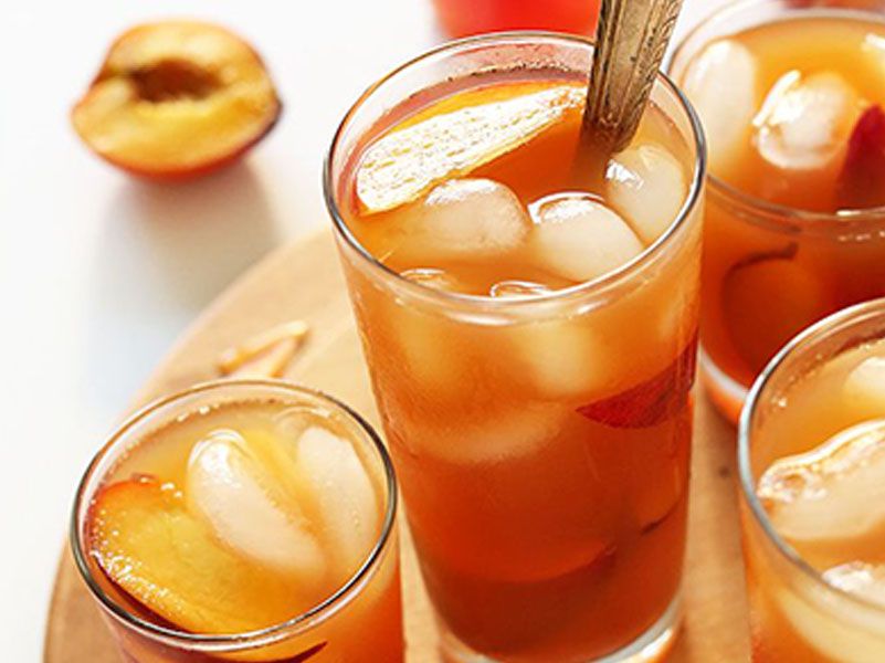 Iced Peach Tea