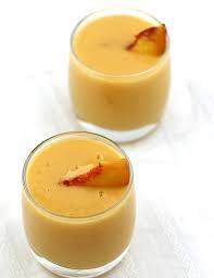 Peach With Yogurt Smoothie