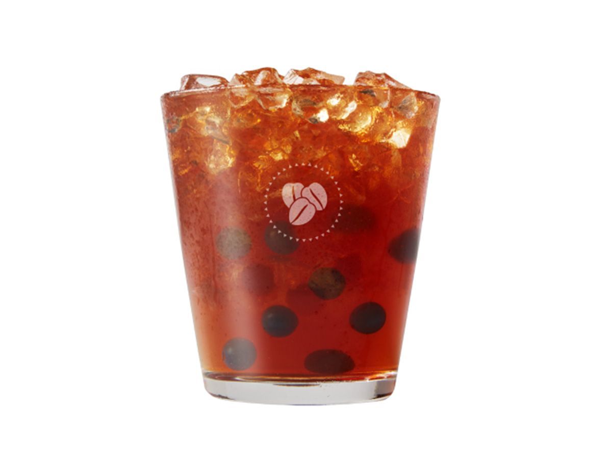Peach & Blueberry Bubble Iced Tea