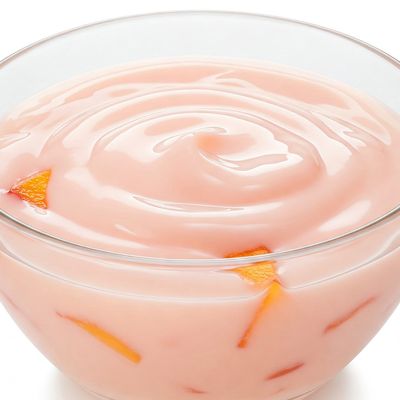 Peach yogurt