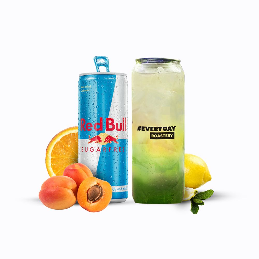 Red Bull Mocktail Peachy Blue