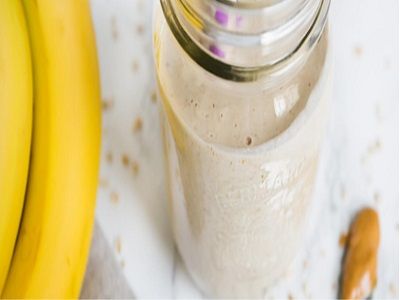 Peanut Butter And Banana With Oat Smoothie - 300 Ml