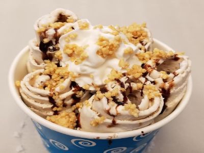Peanut Butter Ice Cream Roll