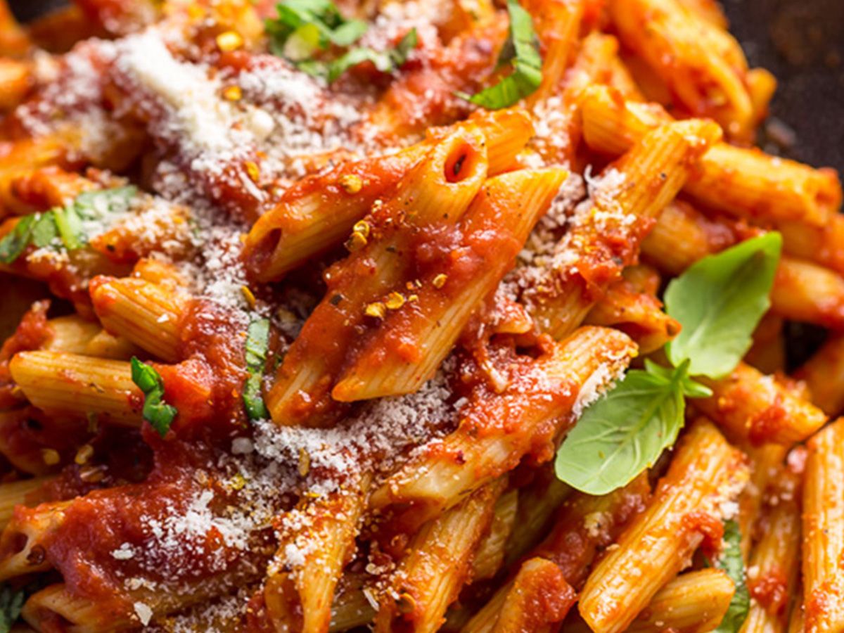 Penne arabiata pasta